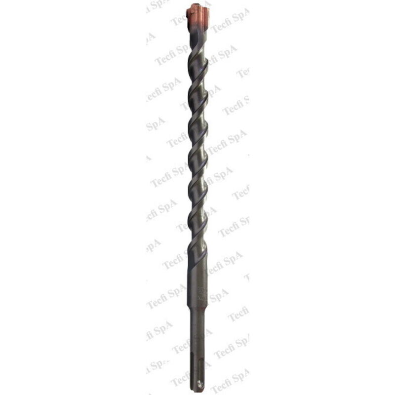 Punta Per Muro SDS Max Ø 35 Mm X 100 Cm - 4 Taglienti In Widia Per Cemento E Pietra - Foto 3