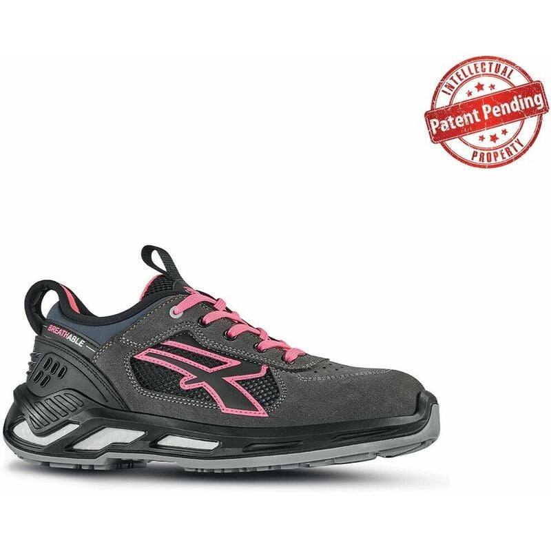 Scarpa antinfortunistica da lavoro bassa verok u-power donna rosa numero 36