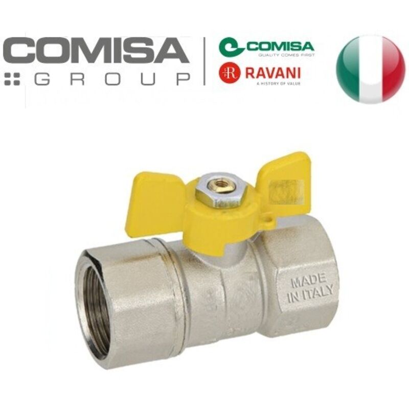 Aster 0821 valvola a sfera ø1"ff con farfalla alluminio 0821N406 | Leroy Merlin