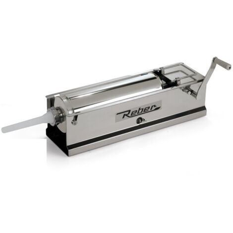 VEVOR Insaccatrice per Salsicce Orizzontale Manuale 3 L in Acciaio Inox