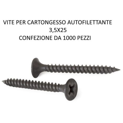 Viti Per Cartongesso FSN-TPD 3,9x25 F (1000 Pz - Foto 4