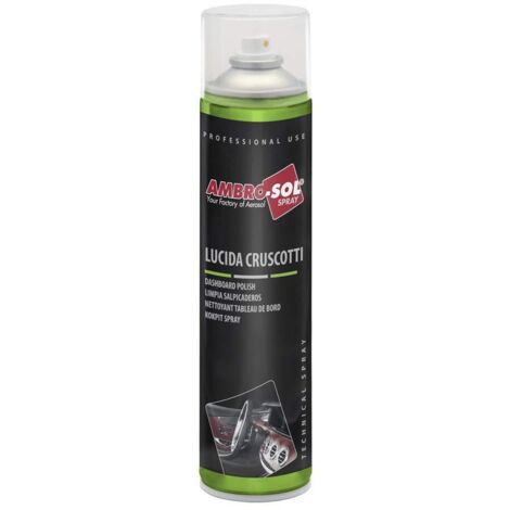 Spray Lucida Cruscotto Start Mela Verde – Effetto Opaco 400ml, Antistatico, Profumato