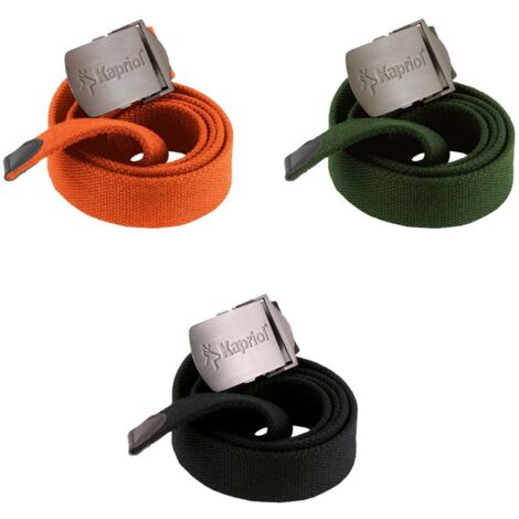 ITIEZY Cintura Da Lavoro In Tela Uomo Senza Fori – Regolabile, Resistente, Per Ufficio E Outdoor