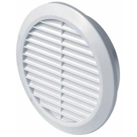 Griglie Di Ventilazione Tonde 50mm - Confezione Da 10 Pezzi, Plastica Bianca, Per Aereazione