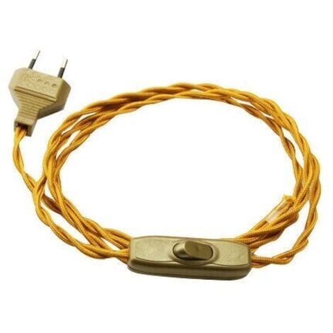 Cavo Di Alimentazione Con Interruttore Peretta Spina 10A Bianco 1,5 Mt - Foto 8