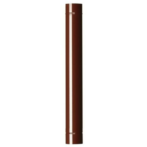 Tubo porcellanato marrone x canna fumaria ala 13x50 d 130x50 cm stufe camini