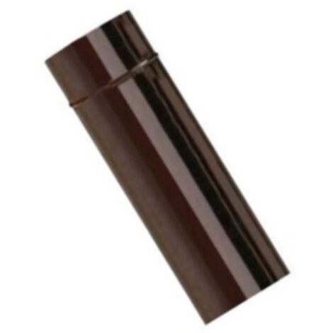 Tubo porcellanato marrone x canna fumaria ala 13x50 d 130x50 cm stufe camini