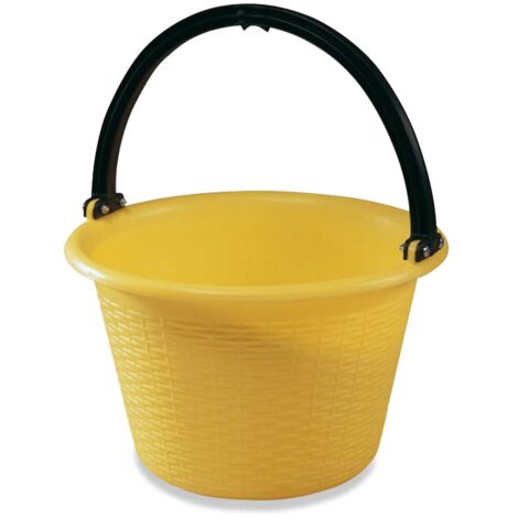 Hünersdorff Cassetta Porta Oggetti CLASSIC In PP, 12 Scomparti, 225x335x55 Mm, Colore Giallo, Con Manico