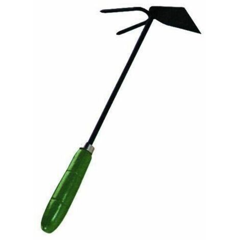 Zappa zappini quadro e corna per giardino manico 30 cm giardino zappare  vigor