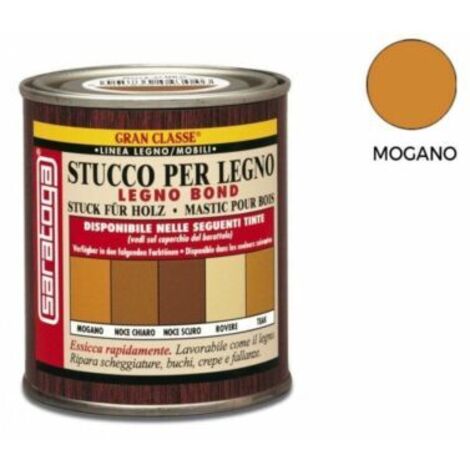 Stucco Fibrato Mogano 200gr - Per Legno Interni/Esterni, Antiritiro, Verniciabile - Foto 5