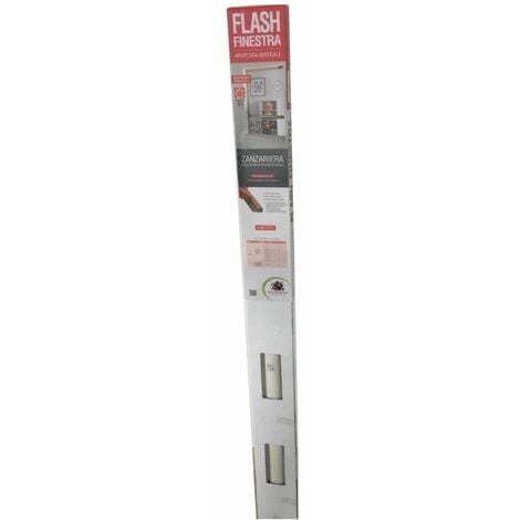 Zanzariera a rullo "flash" con frizione insetti porte finestre verticale colore: marrone misura: 100x160