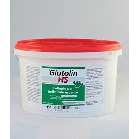Colla glutolin hs 8 kg depron collante per pannelli polistirolo espanso  isolanti