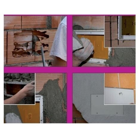 Scatola Derivazione QZero Incasso Filomuro 30x20 Cm - 312x200x100 Mm, Design Planare Per Pareti