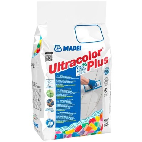 Stucco Mapei Ultracolor Plus 5 Kg - Malta Antiefflorescenze Per Fughe Da 2 A 20 Mm, Colore Biscotto - Foto 7