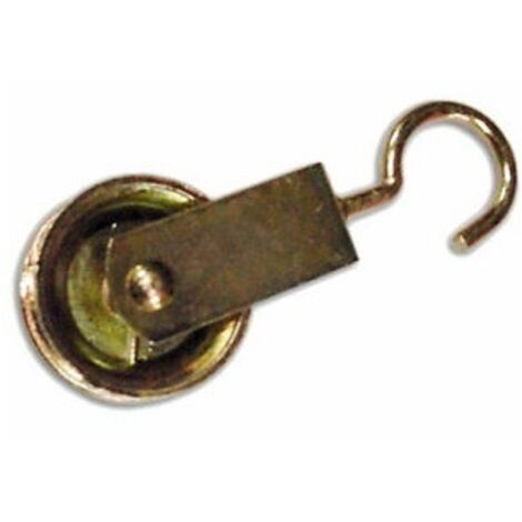 Carrucola In Acciaio 25 Mm Con Gancio - Per Stendibiancheria, Marca Minutex - Foto 4