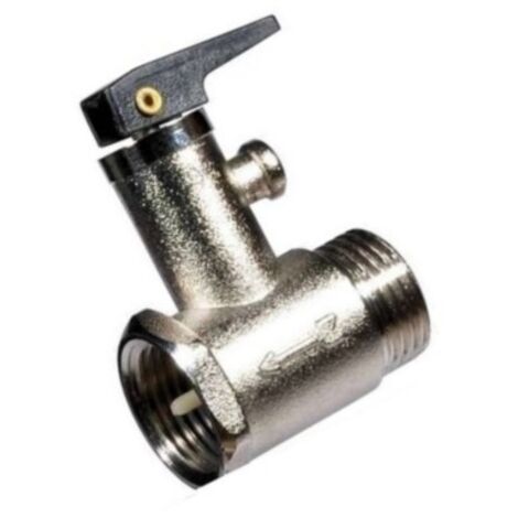 Valvola Di Sicurezza Per Scaldabagno, Flusso Verticale, Attacco 1/2 Maschio, Sfogo Acqua, Marca Generica