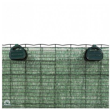 Trade Shop - Telo Ombreggiante H100cm Rete Ombra Frangisole Frangivista Oscurante 10mt Verde 85893999