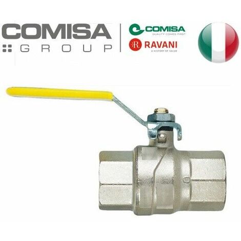 Valvola A Sfera Per Gas 1/2" Filetto IPS NPT – Ottone Senza Piombo – 1/4 Di Giro – SFI