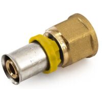 Raccordo Pressare Per Tubo Multistrato Trident - 20x1/2 Maschio, Per Acqua E Gas - Foto 10