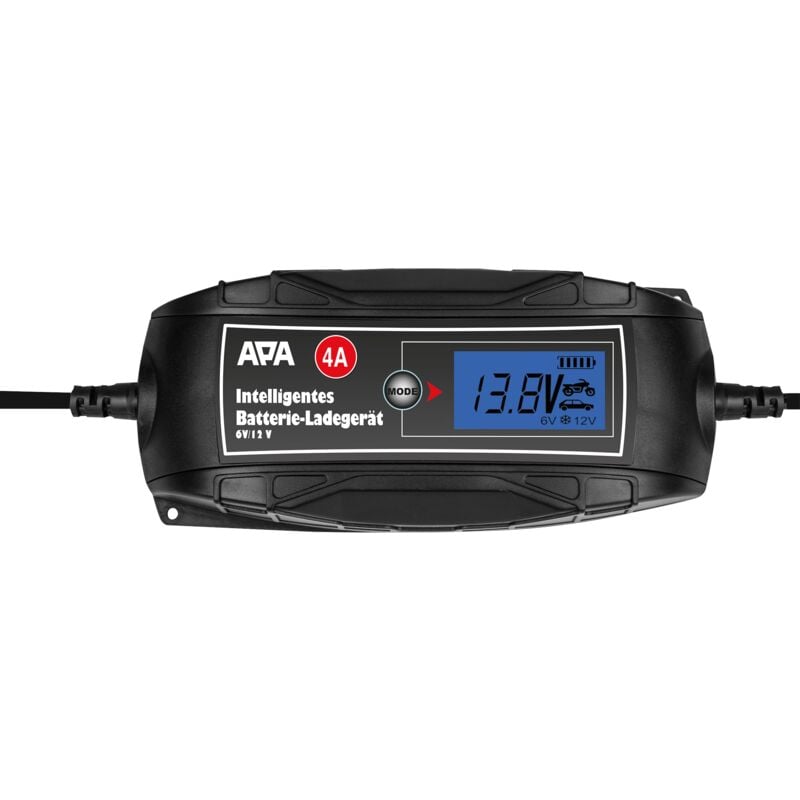 APA Batterieladegerät 12/24V 10A 16649 Kfz-Ladegerät 12 V, 24V 10A 5A
