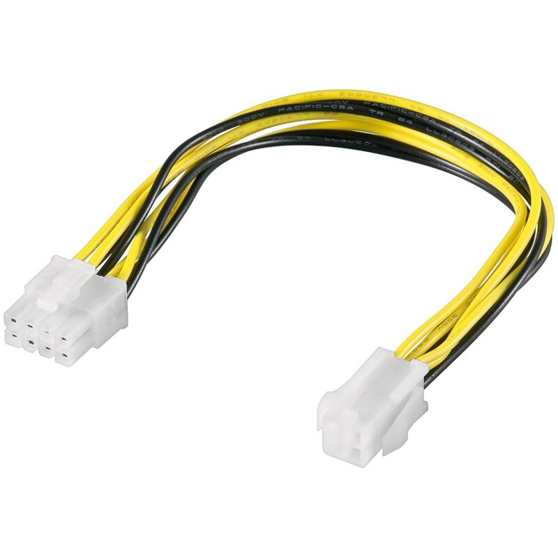 Mainboard-Stromadapter 4-pin Kupplung zu 8-pin Stecker, ATX