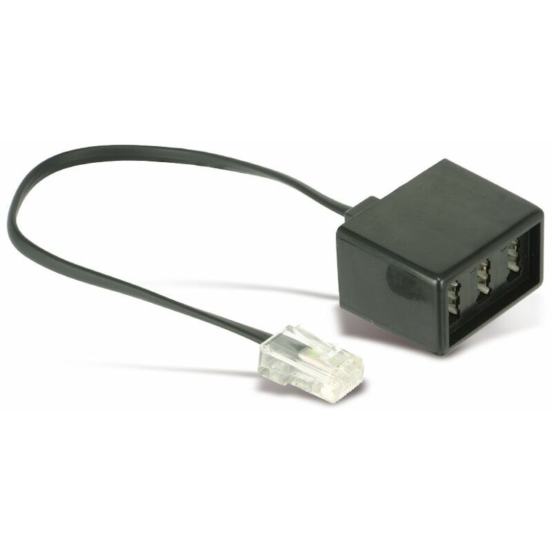 Hama DSL-Box-Kabel TAE-F-Stecker - Modular-Stecker 8p2c 10 m Weiß