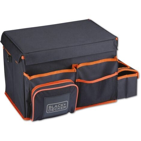 BLACK & DECKER Auto-Organizer, Tasche mit Fächern, 47,5x25x30 cm