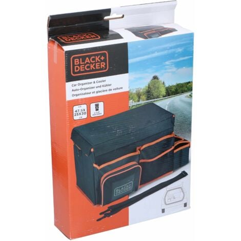 BLACK & DECKER Auto-Organizer, Tasche mit Fächern, 47,5x25x30 cm