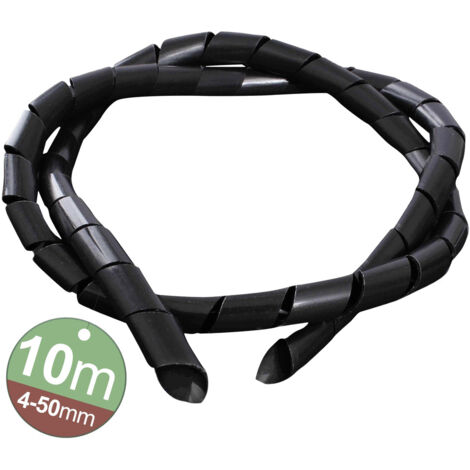 QUADRIOS Spiralschlauch 2111C145, schwarz, 10 m (1/3)