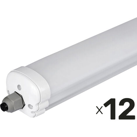 V-TAC LED-Feuchtraum-Wannenleuchte VT-1574-N, EEK: E, 48 W, 5760 lm, 6500 K, 1500 mm, 12 Stück (1/5)