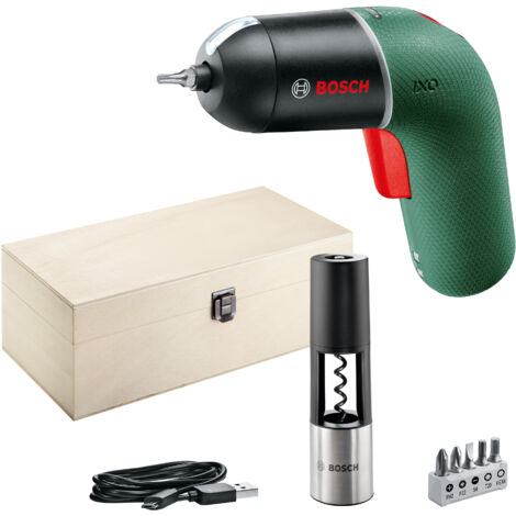 BOSCH Akkuschrauber-Set, IXO VI Vino Set & Werkzeugset 282-teilig