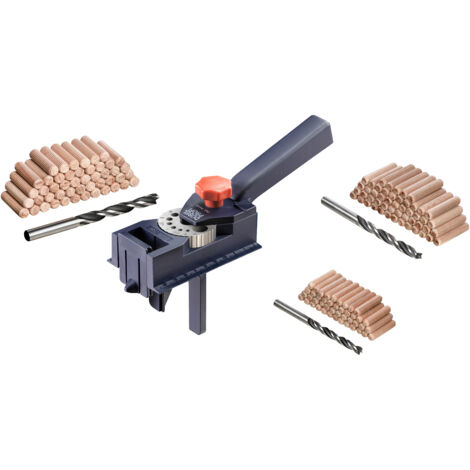 KWB Dübel-Bohrlehre-Set DÜBELPROFI, 758100, 154-teilig