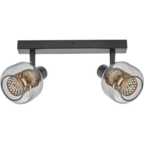 LEDVANCE LED-Deckenleuchte 4058075838031, 2 x E14, 5,6W, 500lm, 2700K, schwarz (1/5)