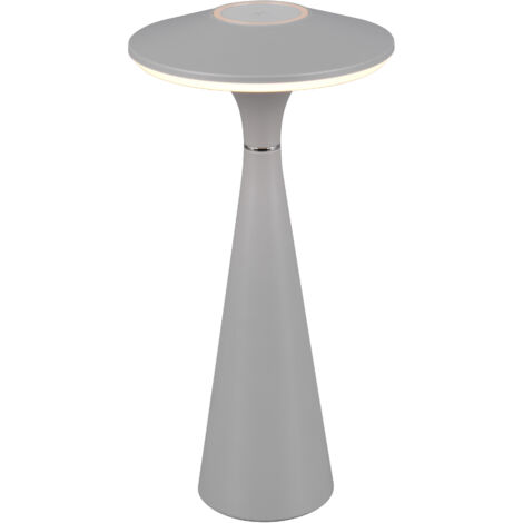 REALITY LED-Akku-Tischleuchte TORREZ, R57726177, grau, IP 44, 2 W, 180 lm (1/5)