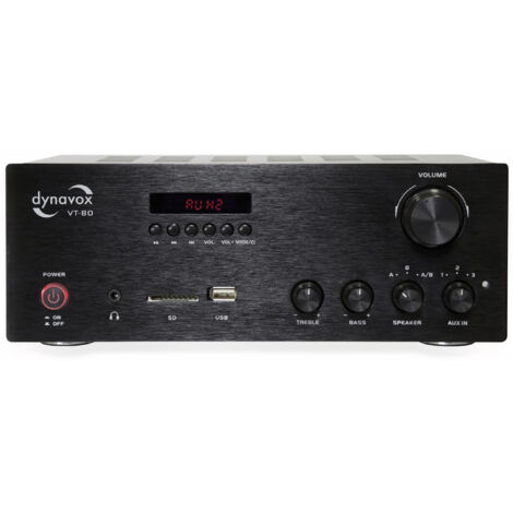 DYNAVOX Kompakt-Verstärker VT-80, schwarz (1/5)