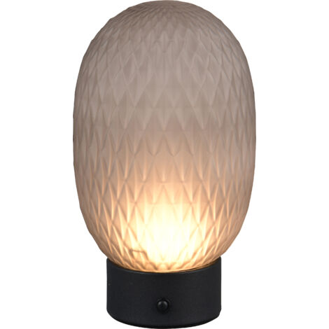TRIO LED-Akku-Tischleuchte FACETTE, 564210154, 1,5W, 140lm, 3000K, rauch (1/5)