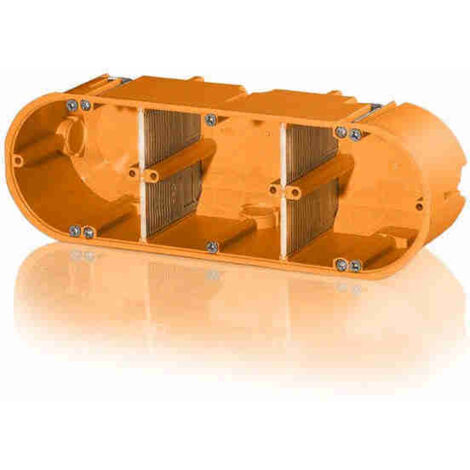 F-TRONIC Hohlwanddose, Ø 68 mm, T 60 mm, 3-fach,massiv (1/2)