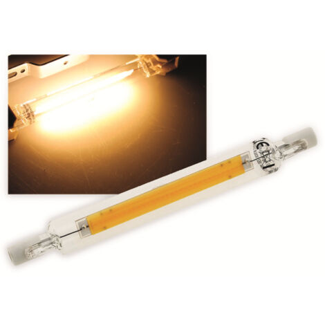 CHILITEC LED-Lampe R7s, EEK: E, 8 W, 930 lm, 2900 K, warmweiß, COB, 118 mm (1/3)