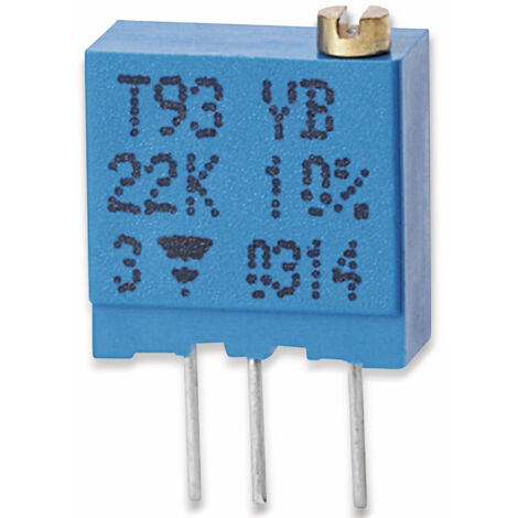 VISHAY Cermet-Trimmer T93YB, stehend, 0,5 W, 220 Ω (1/2)