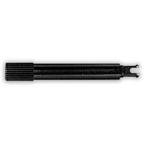 PIHER Steckachse, 25mm, schwarz