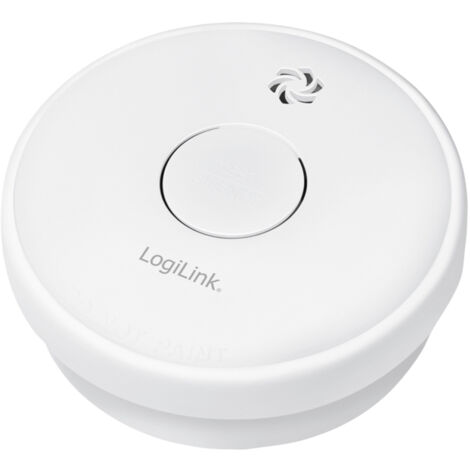 LOGILINK Rauchmelder SC0015, mit Zink-Kohle-Batterie