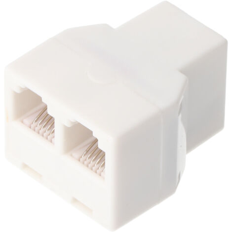 GOOBAY ISDN T-Adapter, 3x RJ11 Buchse, weiß (1/5)