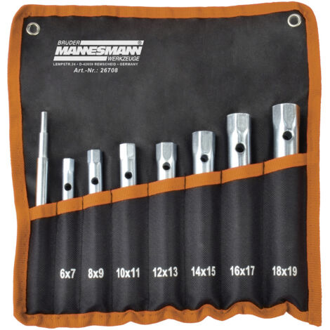 Brüder Mannesmann  M26708  Rohrsteckschlüssel      8teilig (1/3)