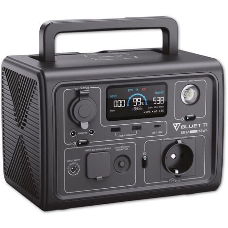 Bluetti Powerstation EB3A, 600 W
