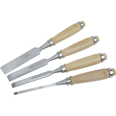 Brüder Mannesmann Stechbeitelsatz, 4-teilig    M  609 Brüder Mannesmann M  609