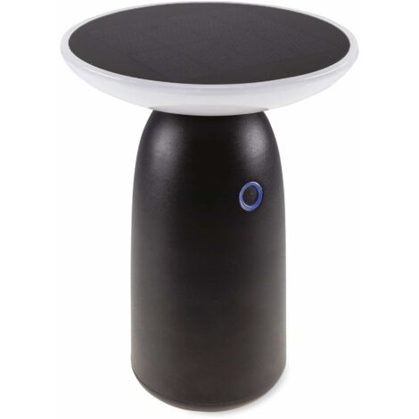 ChiliTec Solartischlampe – Dimmbar, IP44, Mit USB-C & Dämmerungssensor, Warmweiß