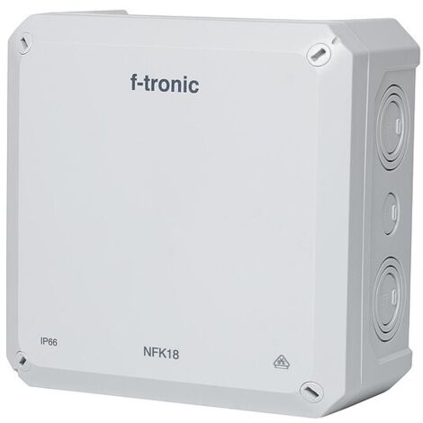 F-TRONIC FR-Abzweigkasten Neptun Compact, 180x180x93 mm, grau