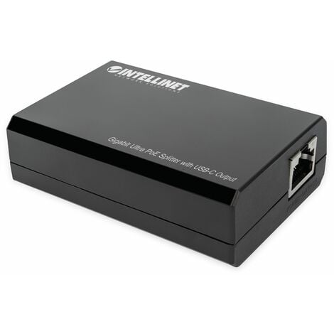 INTELLINET PoE-Splitter 561693 mit USB-C Ausgang, Gigabit