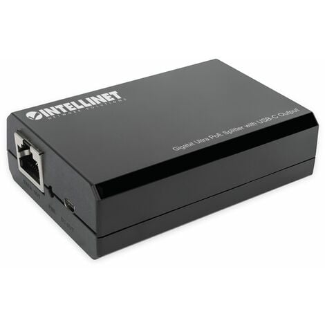 INTELLINET PoE-Splitter 561693 mit USB-C Ausgang, Gigabit