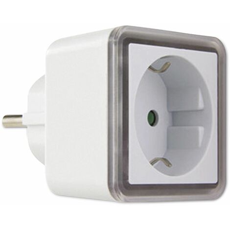 REV LED-Nachtlicht mit USB-Ladegerät (Weiß, Dämmerungsautomatik